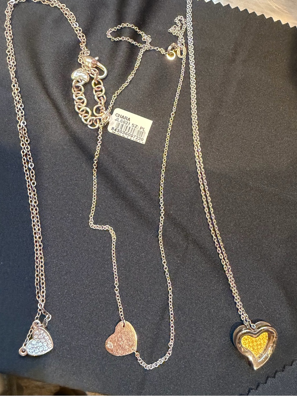 Brighton  Heart Pendant Necklace nwt 2 bonus hearts for FREE